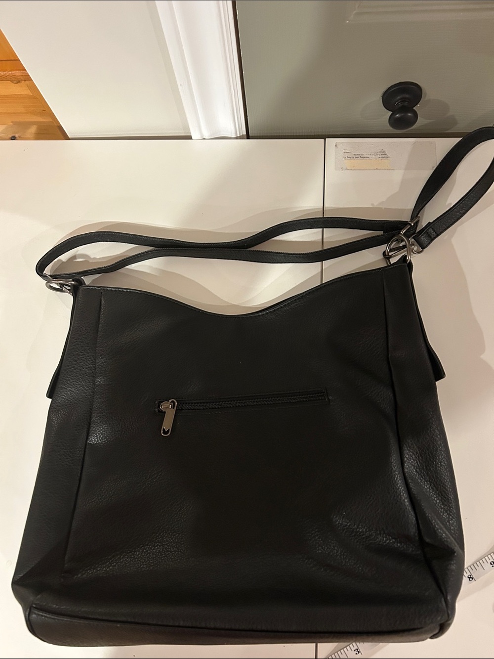 Women’s Black Multi-Color Panel Shoulder Bag - Picture 3 of 10